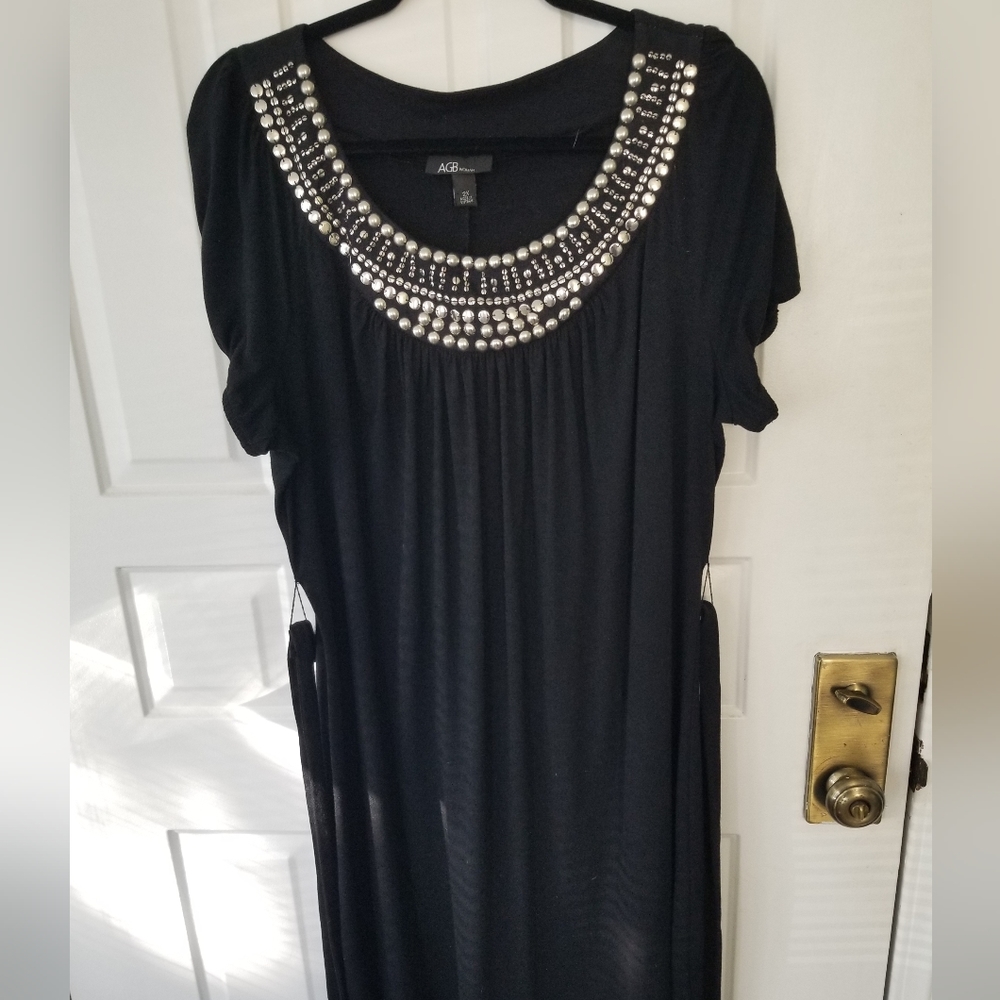 ABG Women's Black Summer Dress, size 2X